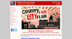 Desktop Screenshot of danecountyfair.com